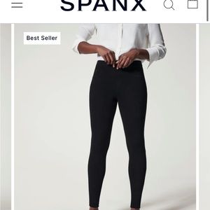 Black, spanx jeanish leggings, brand new with tags
